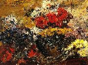 Lovis Corinth Herbstblumen oil